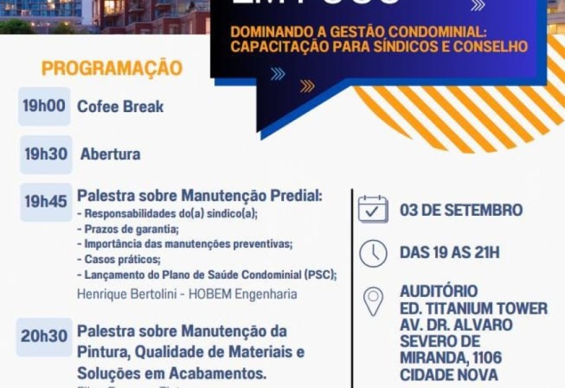 1° Workshop Condomínio em Foco